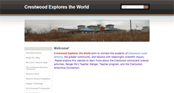 Desktop Screenshot of crestwoodexplorestheworld.org